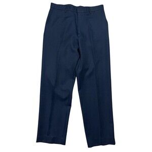 Levi’s Action Slacks Navy Vintage 90s 34x32 Dacron Polyester Dress Pants